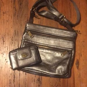 Fossil purse and wallet set